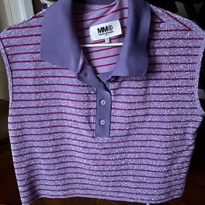 MM6 Maison Margiela
Lilac Print Crop Top